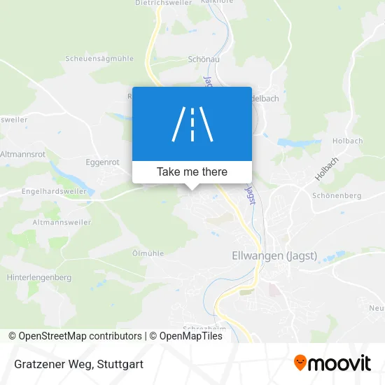 Gratzener Weg map