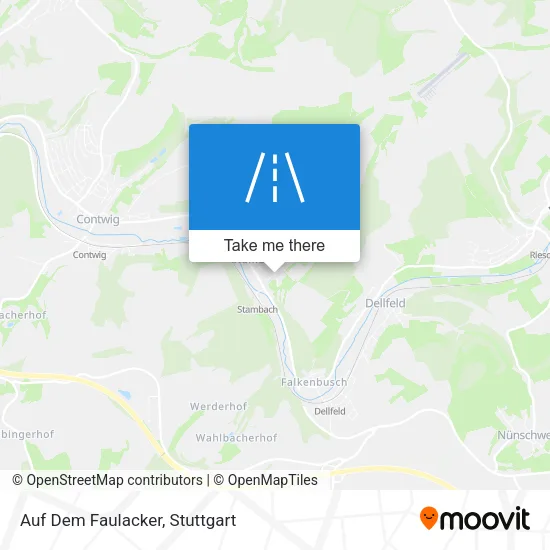 Карта Auf Dem Faulacker
