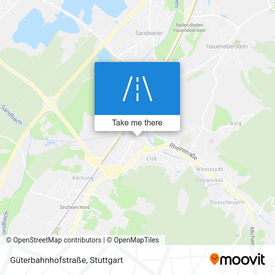 Güterbahnhofstraße map