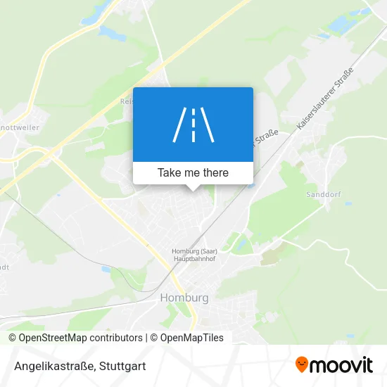 Карта Angelikastraße