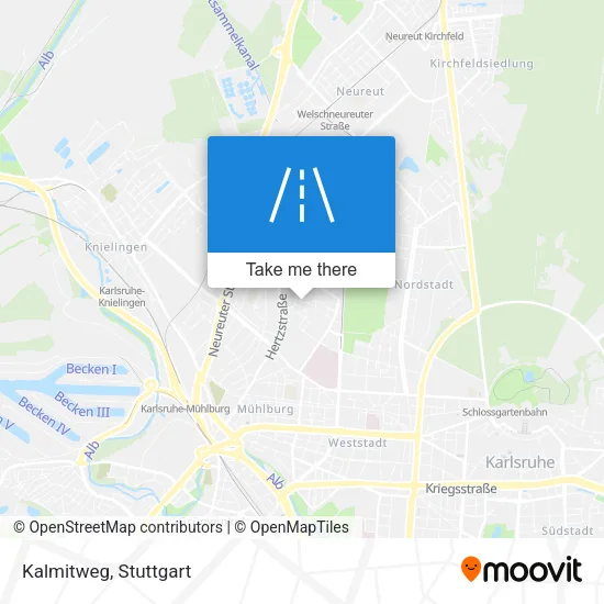 Карта Kalmitweg