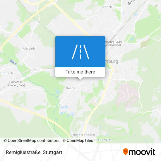 Карта Remigiusstraße