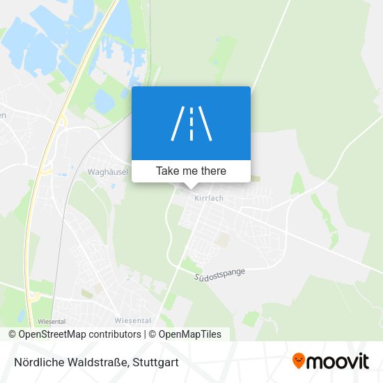 Nördliche Waldstraße map