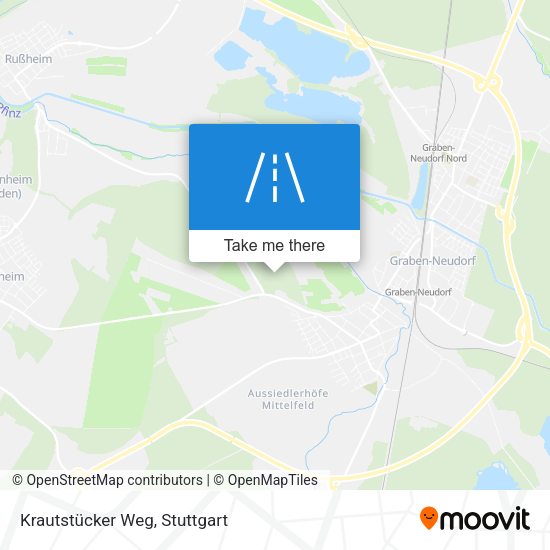 Krautstücker Weg map