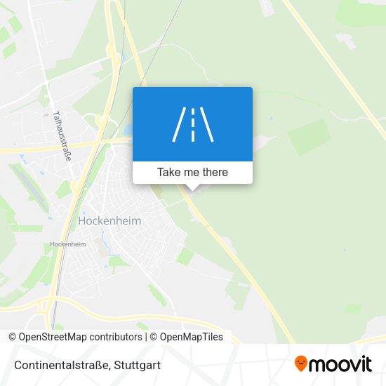 Continentalstraße map