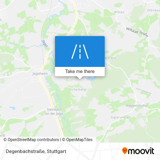 Карта Degenbachstraße