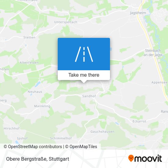 Obere Bergstraße map