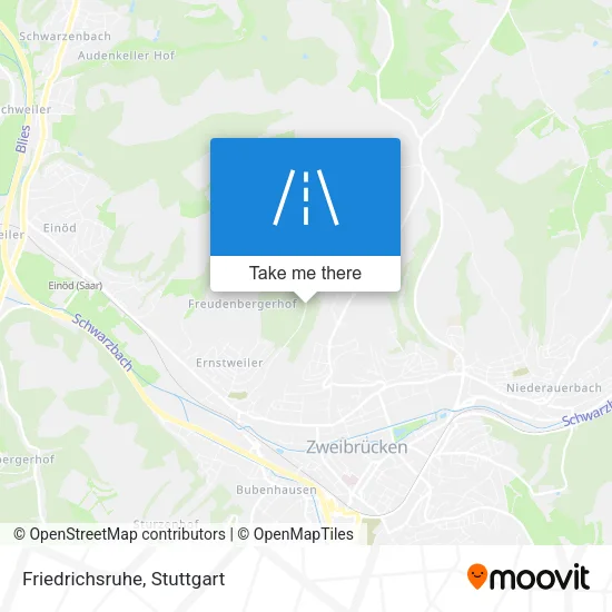 Карта Friedrichsruhe