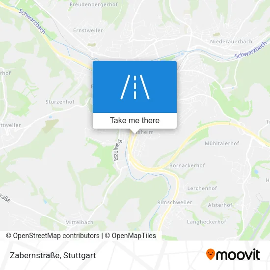Zabernstraße map