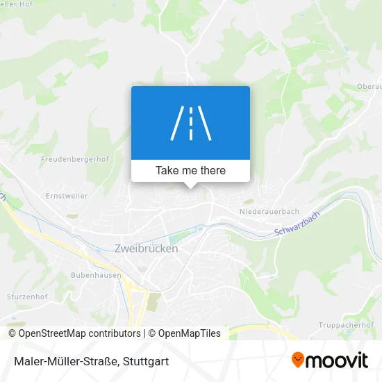 Карта Maler-Müller-Straße