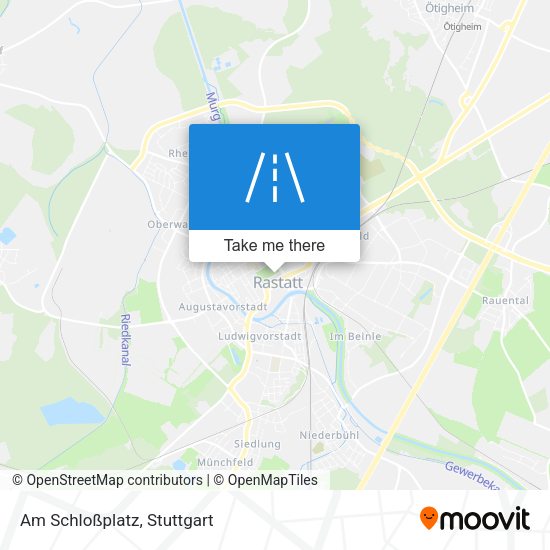Am Schloßplatz map