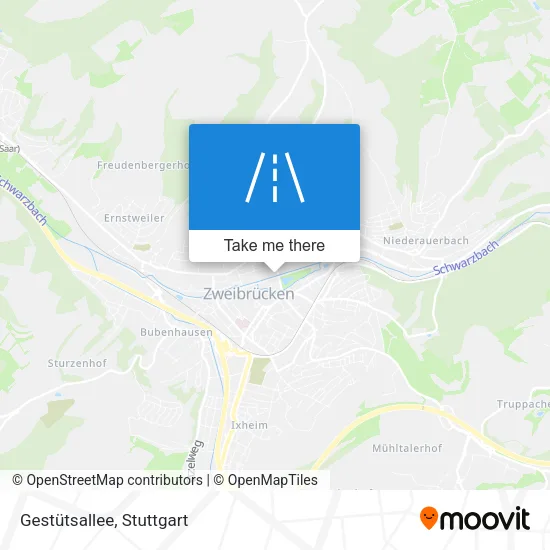 Карта Gestütsallee