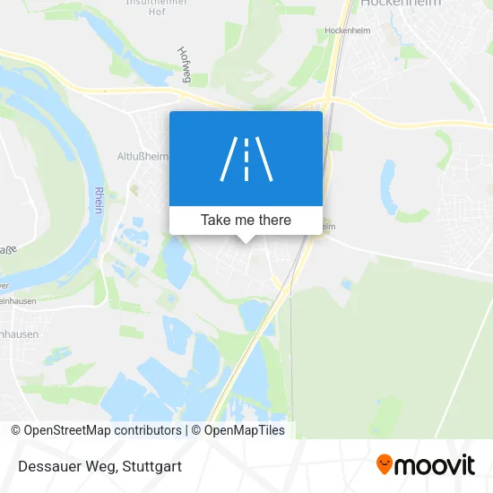 Карта Dessauer Weg