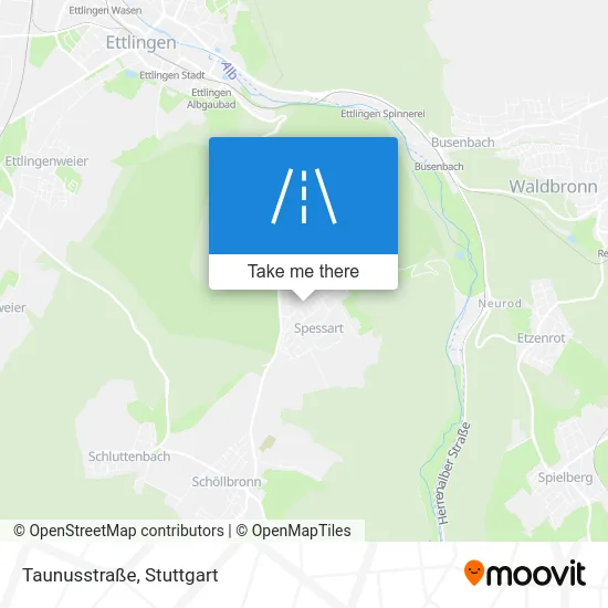 Карта Taunusstraße