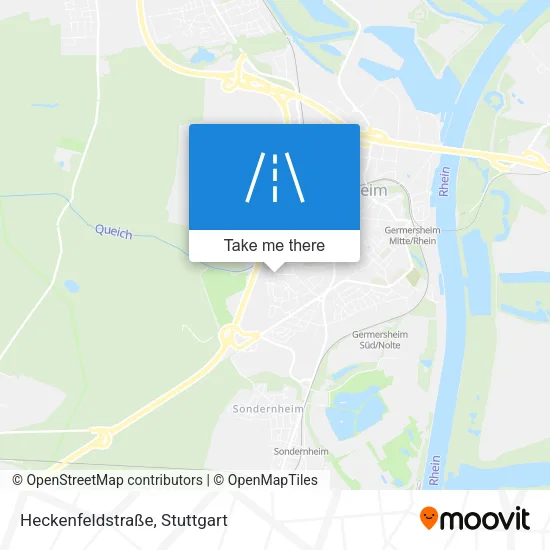 Карта Heckenfeldstraße