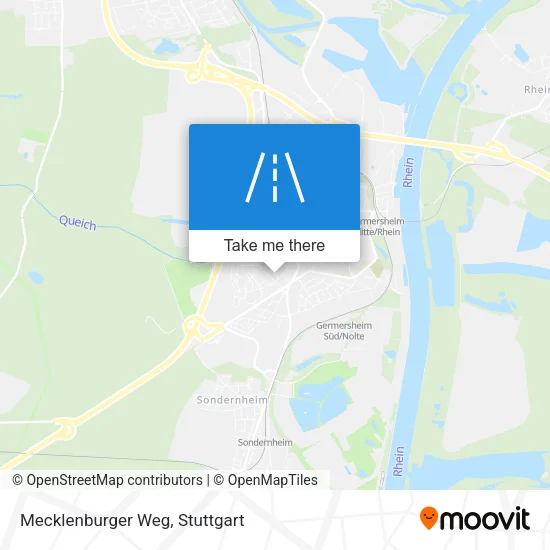 Карта Mecklenburger Weg