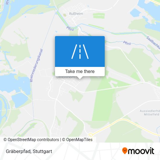 Карта Gräberpfad