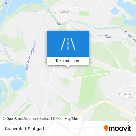Gräberpfad map