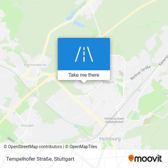 Tempelhofer Straße map