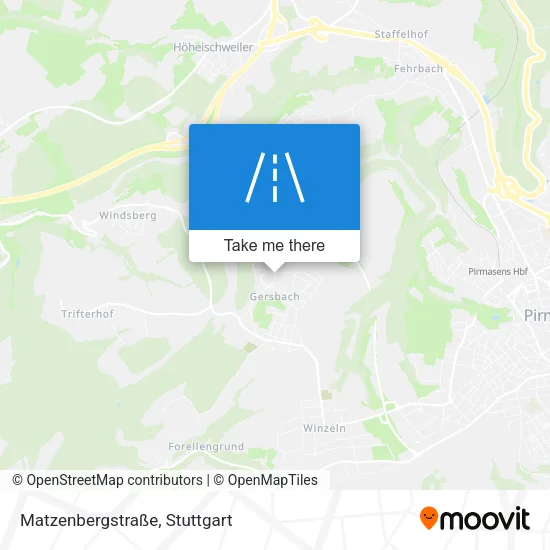 Карта Matzenbergstraße