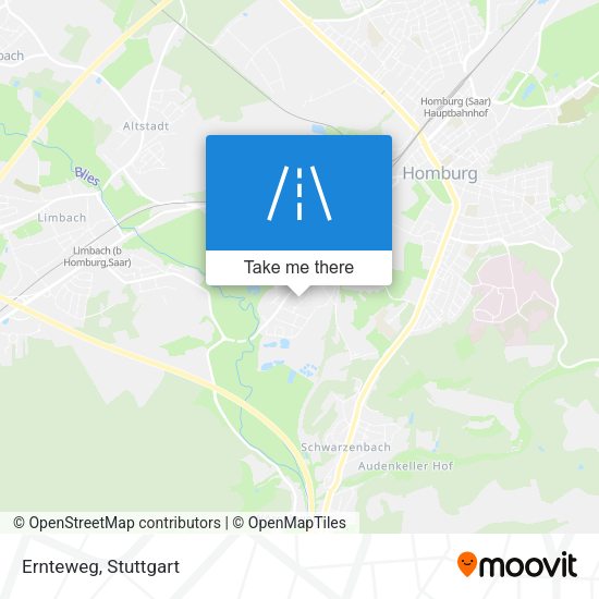 Карта Ernteweg