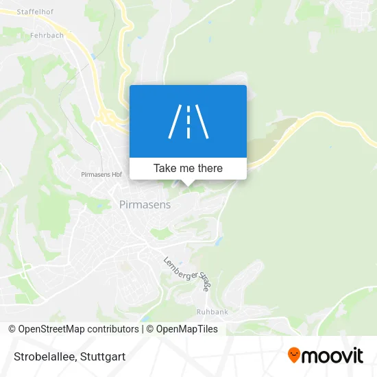 Карта Strobelallee