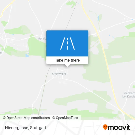 Карта Niedergasse