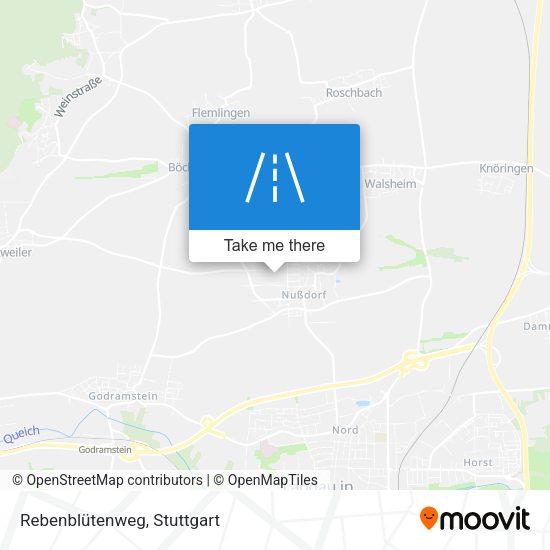 Rebenblütenweg map