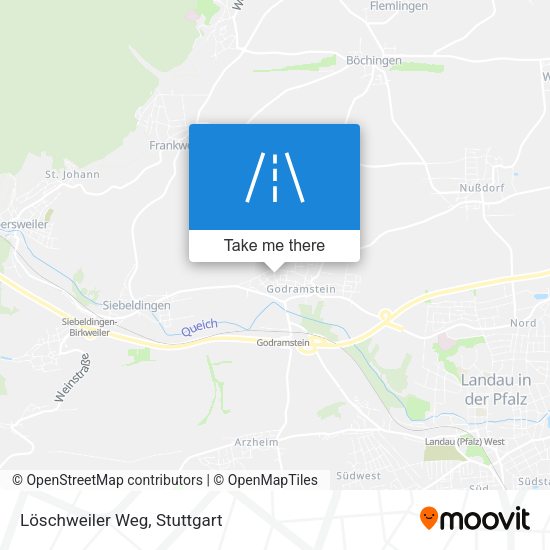 Löschweiler Weg map