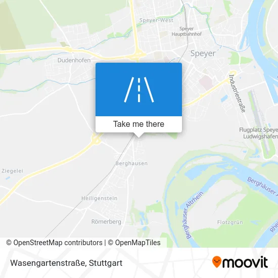 Карта Wasengartenstraße