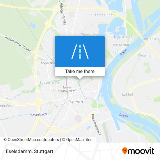 Карта Eselsdamm