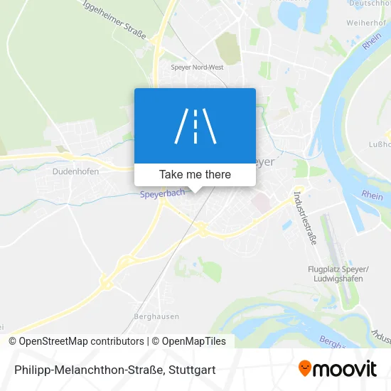 Карта Philipp-Melanchthon-Straße