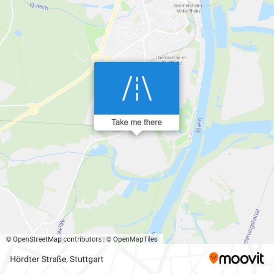 Hördter Straße map