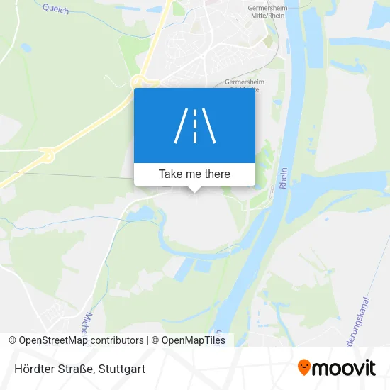 Карта Hördter Straße
