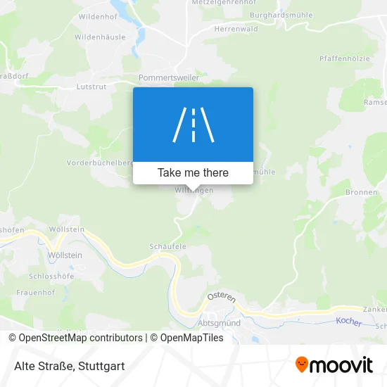 Карта Alte Straße
