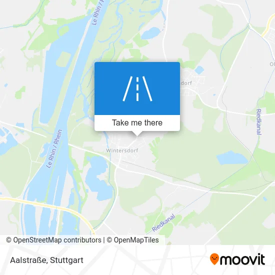 Карта Aalstraße