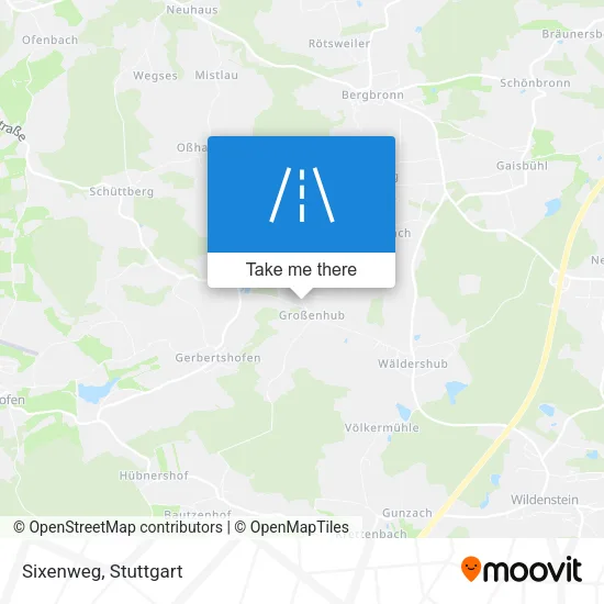 Карта Sixenweg