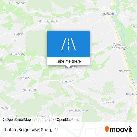 Untere Bergstraße map