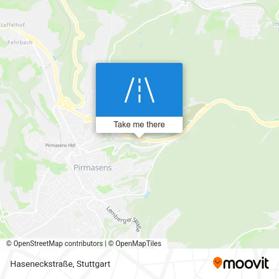 Карта Haseneckstraße