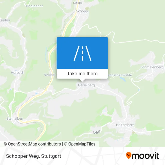 Карта Schopper Weg