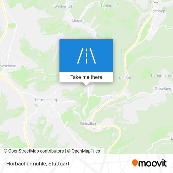Horbachermühle map