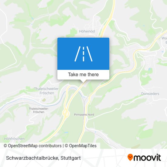 Schwarzbachtalbrücke map