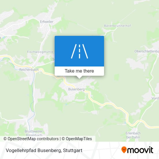 Карта Vogellehrpfad Busenberg