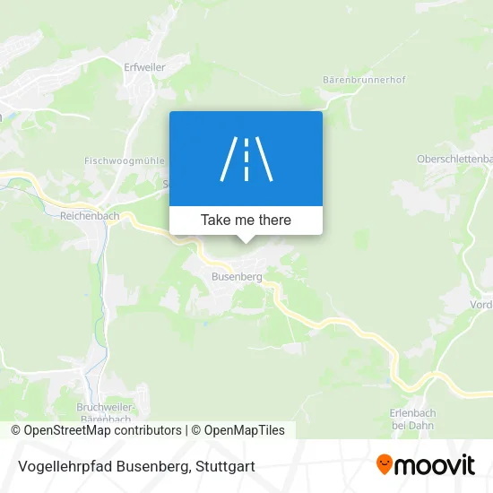 Карта Vogellehrpfad Busenberg