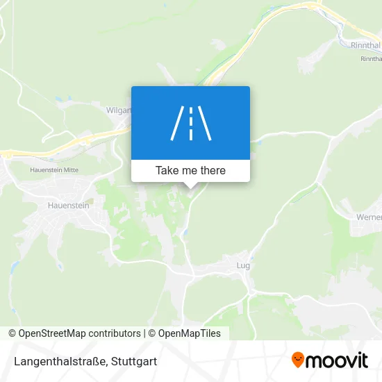 Карта Langenthalstraße
