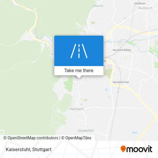 Карта Kaiserstuhl