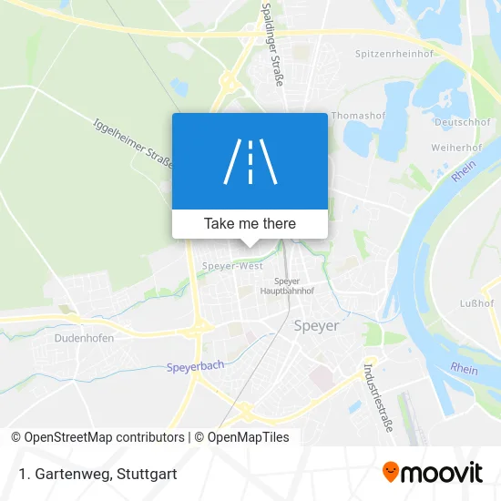 Карта 1. Gartenweg