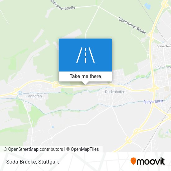 Soda-Brücke map