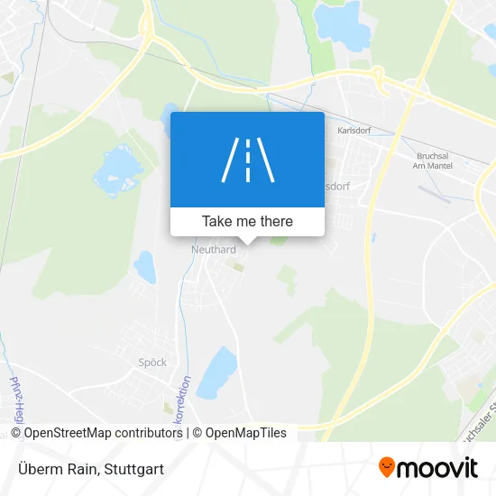 Карта Überm Rain