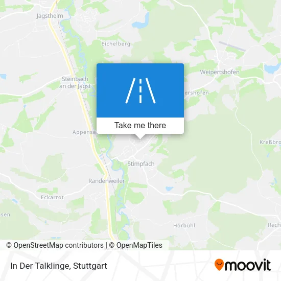 Карта In Der Talklinge